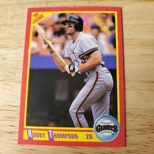 San Francisco Giants Robby Thompson 1990 Baseball Card MLB Score 397